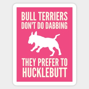 English Bull Terrier Hucklebutt Sticker